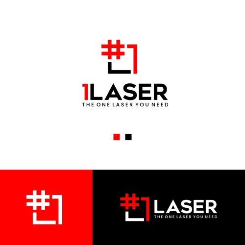 Please design the best logo for consumer laser industry for "1 Laser" Design by Rizz Visual