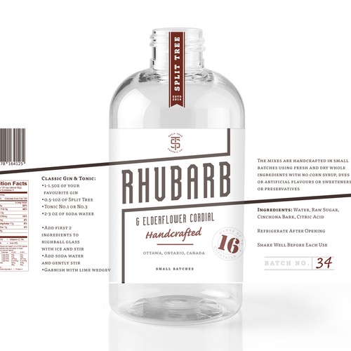 Create a custom group of labels for cocktail mixes! Design by Matt *