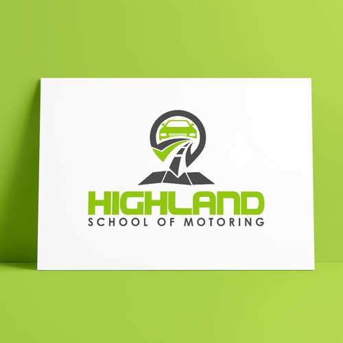 New Driving School Needs To Stand Out From The Crowd Logo