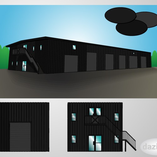 Design a color scheme for our commercial building! Design by dazigns