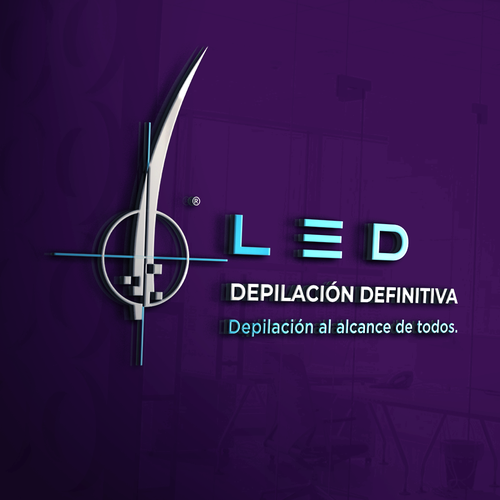 Diseño y Logo para Empresa de Depilación Definitiva Design by The Perfect Symbols