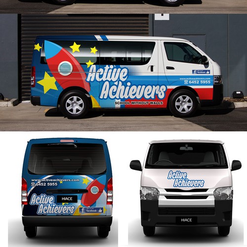 Childcare Centre Bus needs a Fun, Futuristic, & Cool new design! Design by Kiky Rizki