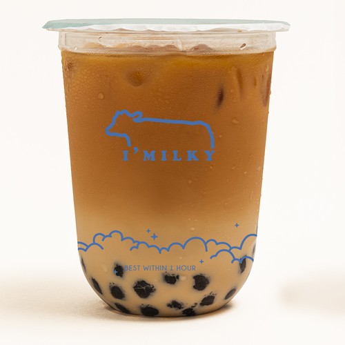 Bubble tea cup design for a chain store in bc canada, Product label  contest