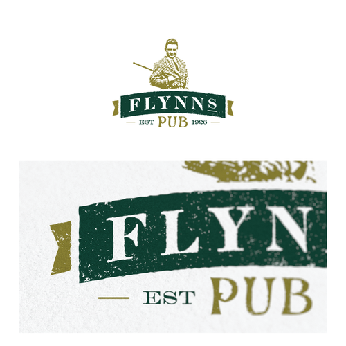 Design di Help Flynn's Pub with a new logo di Mogeek