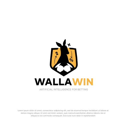 crea un logo per WallaWin Design by Hamid Saddique