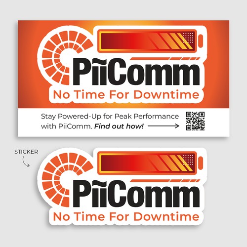 Sticker design for upcoming trade show Design by marcela97