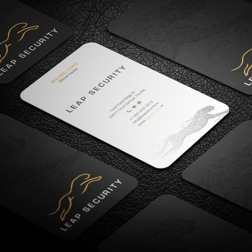 Hackers needing Minimal, Modern and Professional Business Cards....Be Creative!! Design by Hasanssin