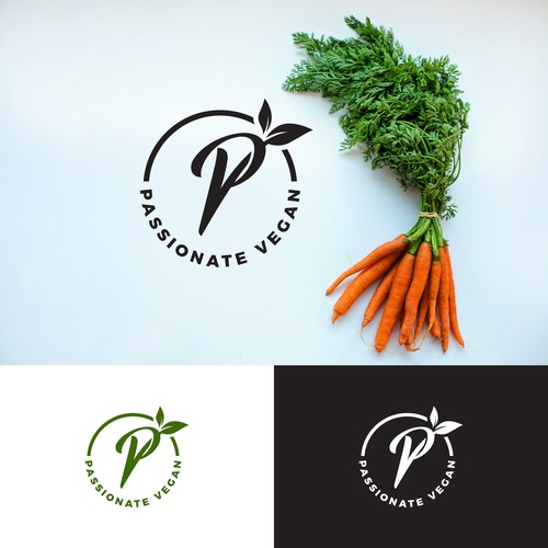 I need a logo design for my brand "Passionate Vegan"-ontwerp door Anut Bigger