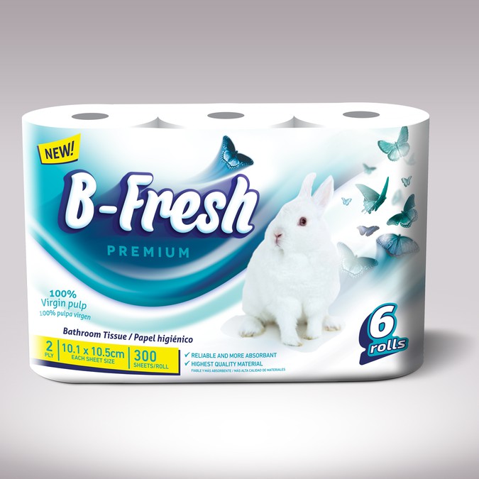 Create a unique and elegant bath tissue Package. *Attract buyers on