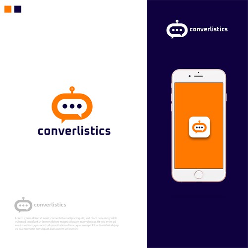 Chatbot logo-ontwerp door Saan creatives™