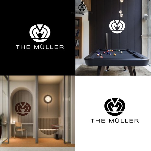 Want a challenge? Use the umlaut  - create a luxury logo for an apt building – The Müller Design by S.H Designs