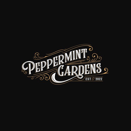 Peppermint Gardens Logo Design by Thinking_Core