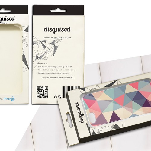 Create modern & stylish phone case packaging for high-end phone case company "disguised" Design by giuls.t