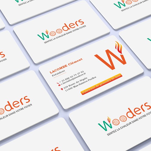 Proposition sur un concours de Carte de visite, réalisée par Allin1 design