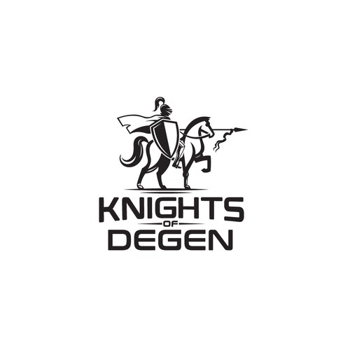 "Knights of Degen" Logo and Branding Design by InfinityDesign.lp