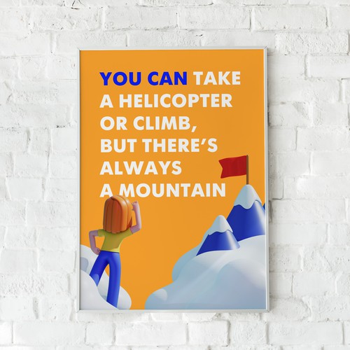 "Optimismus in Postkartenform für ein Krankenhaus IT-Team (Personal Brand Bereichsleitung)" winning Postcard, flyer or print