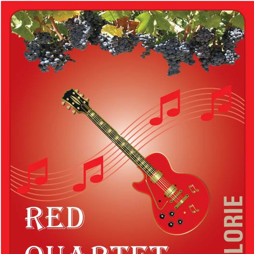 Glorie "Red Quartet" Wine Label Design Réalisé par Patels
