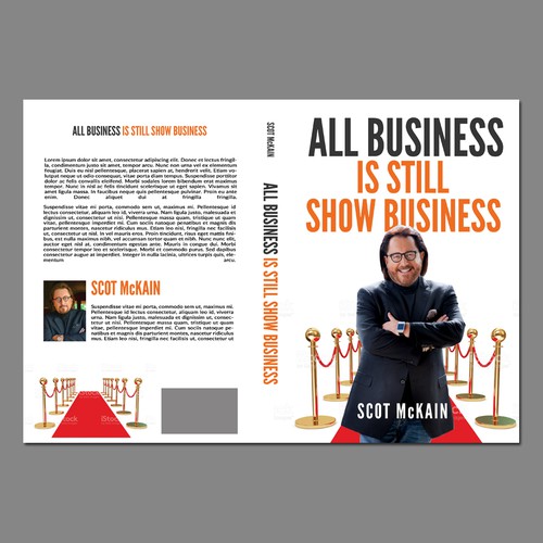 "ALL Business is STILL Show Business!" book cover -- to show the world! Design by Retina99