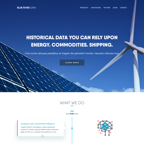 Data Websites: the Best Data Web Design Ideas | 99designs