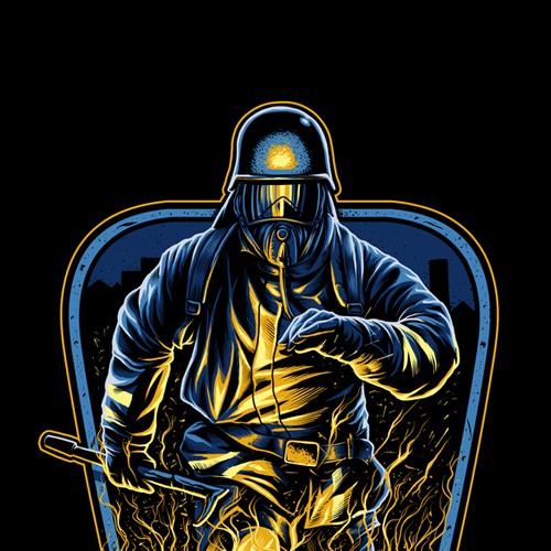 FIREFIGHTER T-Shirt ++++Design a new breathtaking FIREFIGHTER Shirt++++ Réalisé par Executor