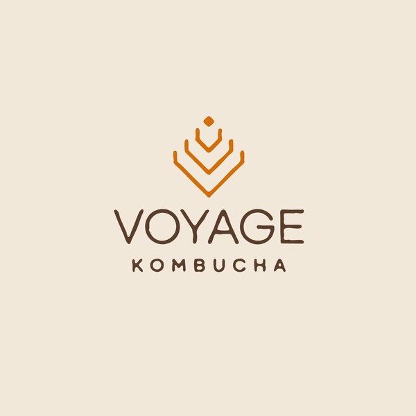 Logo Design for Romania's Coolest New Fermented Adventure Voyage Kombucha