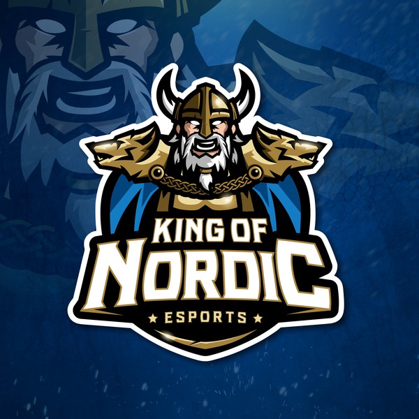 Design by Cool&Epic Designs titled "King of Nordic - Viking theme (logo)"