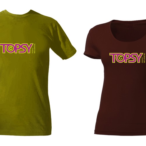 T-shirt for Topsy Ontwerp door gleno
