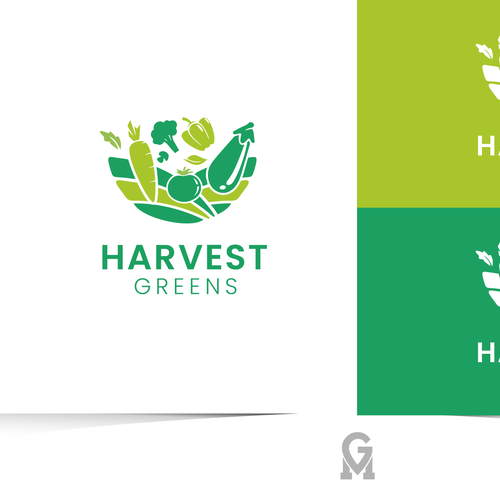 New Fast Casual Greens Based Food Concept Design our Signage, Logo to launch our concept Design by M.G. designs