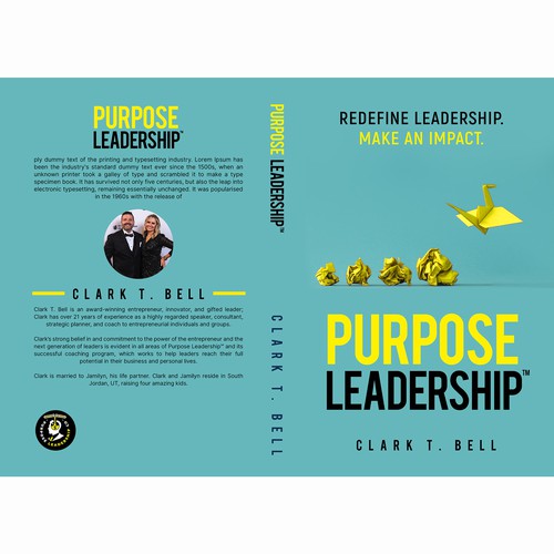 Purpose Leadership Book Cover Design by Aaniyah.ahmed