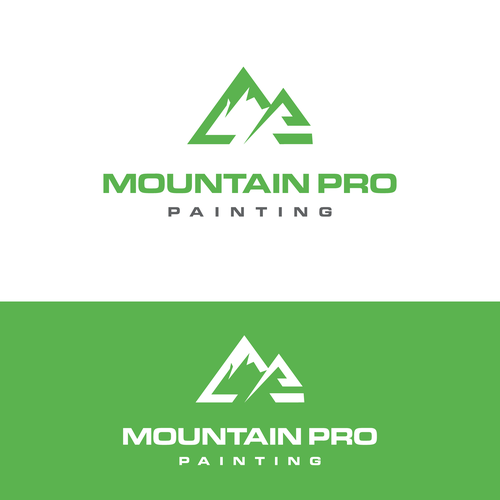 High-end, tech-focused Colorado painting company brand package Design by MD Design99