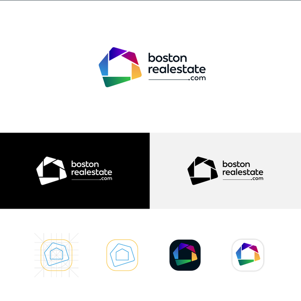 Design criado por Hugo Maja com o nome "Design the Future of PropTech: Sleek, Modern Brand Identity for BostonRealEstate.com"