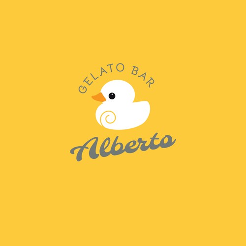 We need a creative interesting logo for gelato bar "Alberto Gelato Bar" Design by LOGStudio