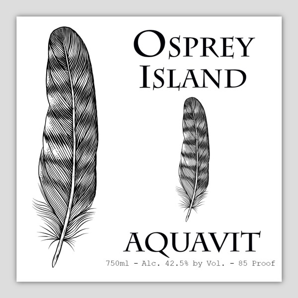 Feather vintage black and white