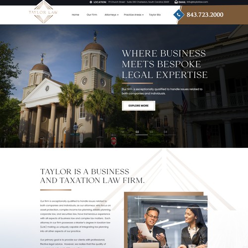 Taylow.Law Website and Software Platform Design by Moonlight Digital