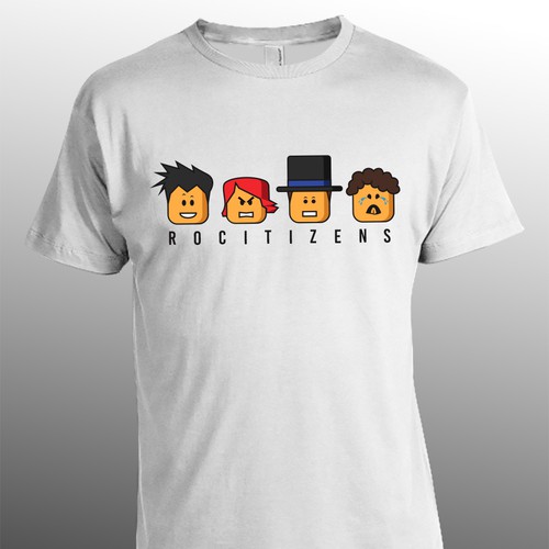 Create A Unique T Shirt Graphic For Popular Roblox Game Rocitizens