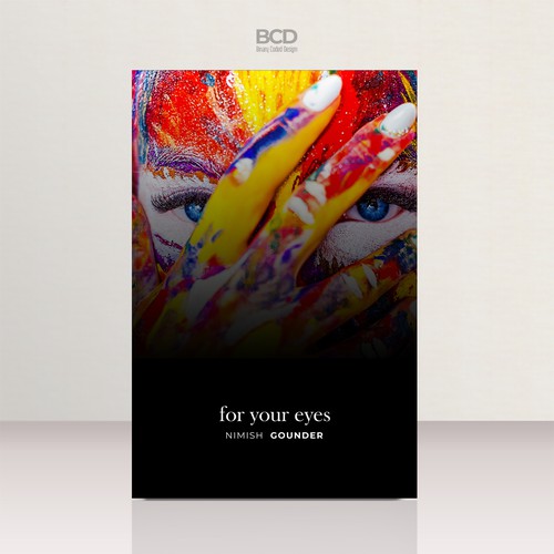 for your eyes- poetry and journal book cover Design by BCD∞