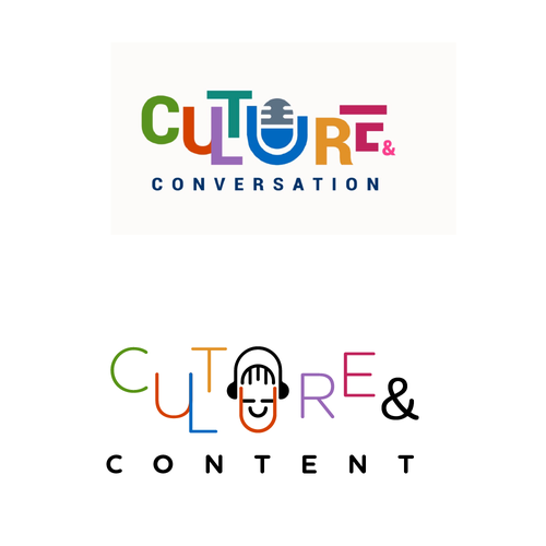 Podcast Logo for a Fun Business Podcast Intersecting Company Culture & Marketing Design by Nicusor Duman