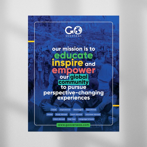 Poster Design for Travel Company Mission Statement Design by Zyatu