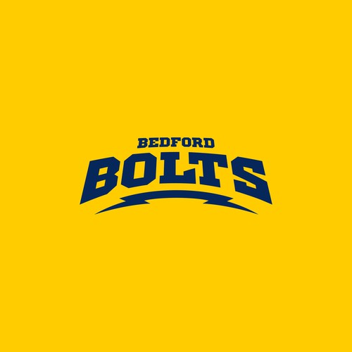 Team logo for the Bedford Bolts girls softball team Design by Karisdesigns