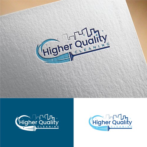 Eye catching logo design for cleaning business Design by Creative P