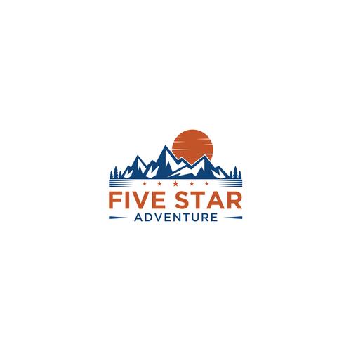 Five Star Adventure - need outdoor adventure company logo | Logo design ...