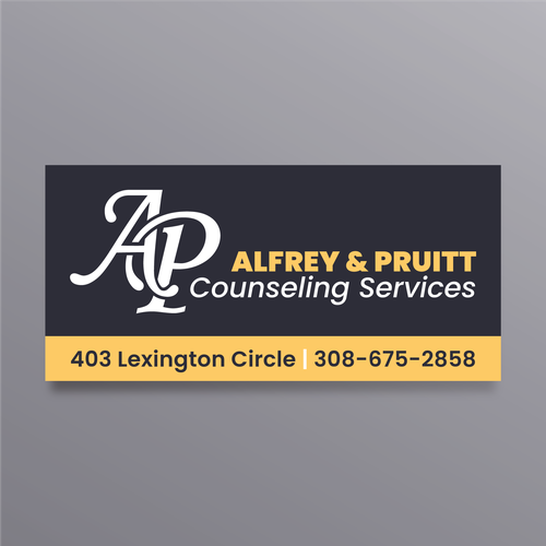 Design di We Need a Professional Street-Facing Sign for Our New Counseling Location di Nat Herrera