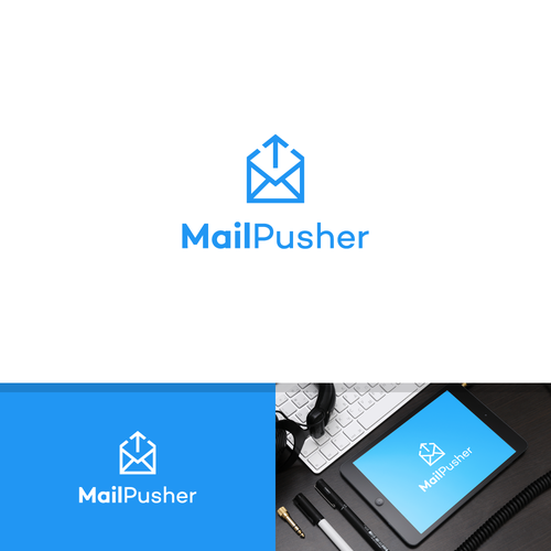 Create a modern and fun logo for MailPusher | Logo design contest