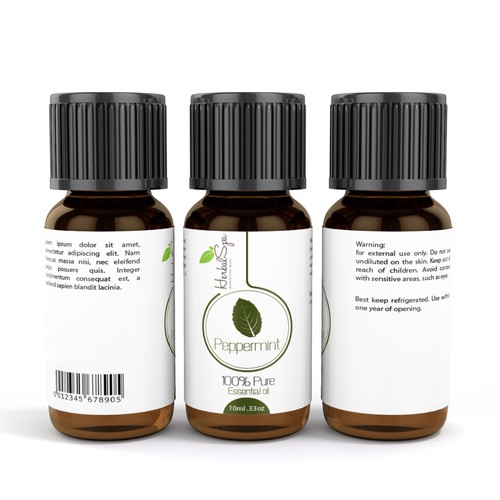 Herbal Spa Essential Oil Bottle Design Needed | Other packaging or ...