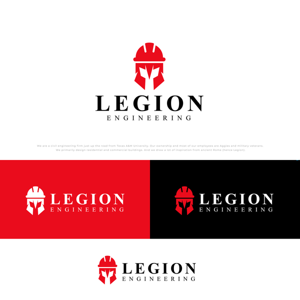 Design by ✨Ek-Studios™ titled "Legion Engineering Logo Design"