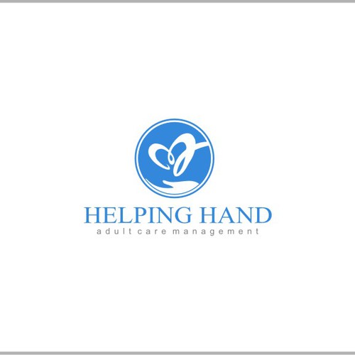 logo for Helping Hand Adult Care Management Design by Wawan Putra