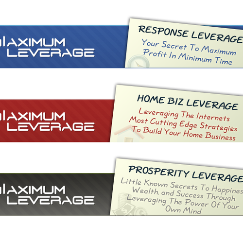 Maximum Leverage needs a new banner ad デザイン by pingvin