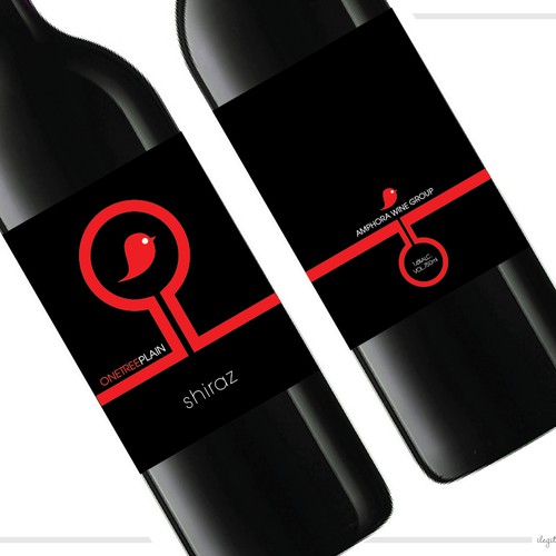 One Tree Plain wine label Design by ilegit616