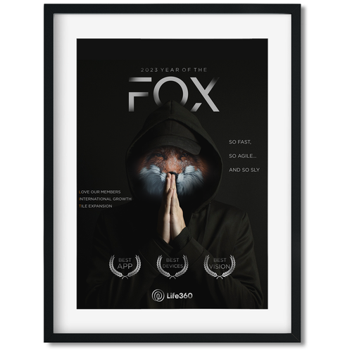 Life360 2023 Year of the Fox Poster Design by BrandGrowerッ