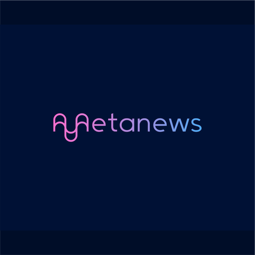 Design a logo for a web3 News platform called MetaNews Design by Petros_SP